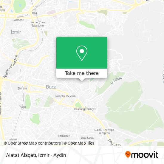 Alatat Alaçatı map