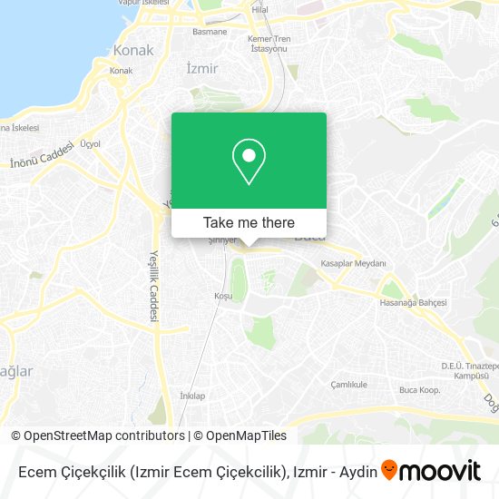Ecem Çiçekçilik (Izmir Ecem Çiçekcilik) map