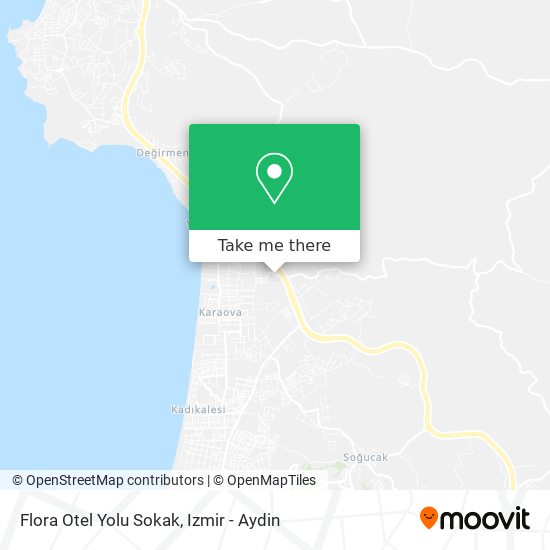 Flora Otel Yolu Sokak map