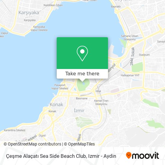 Çeşme Alaçatı Sea Side Beach Club map