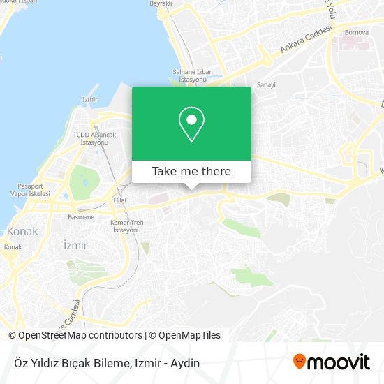 Öz Yıldız Bıçak Bileme map