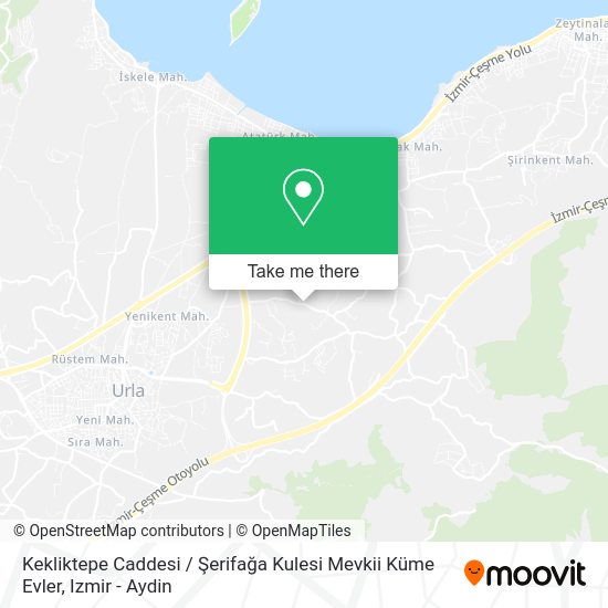 Kekliktepe Caddesi / Şerifağa Kulesi Mevkii Küme Evler map