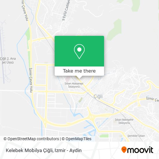 Kelebek Mobilya Çiğli map