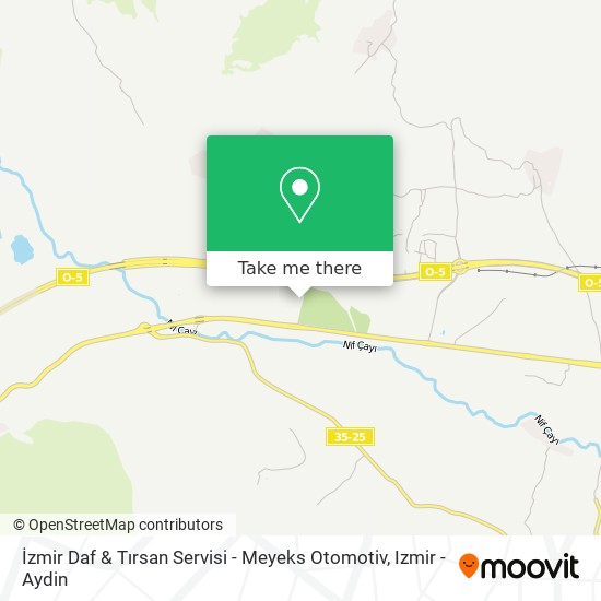 İzmir Daf & Tırsan Servisi - Meyeks Otomotiv map