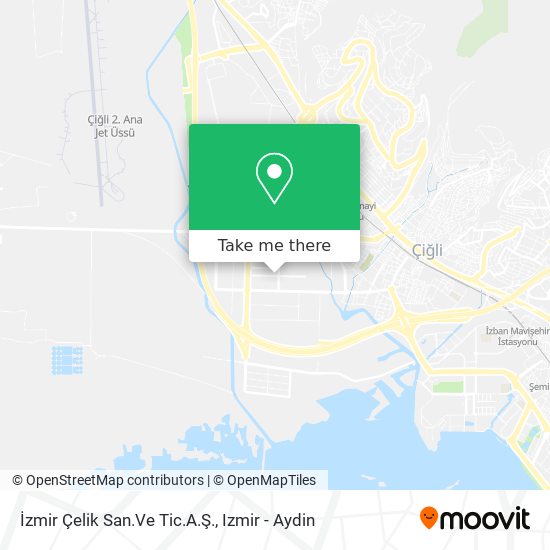 İzmir Çelik San.Ve Tic.A.Ş. map