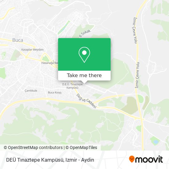 DEÜ Tınaztepe Kampüsü map