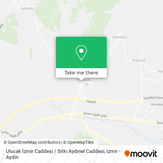 Ulucak İzmir Caddesi / Sıtkı Aydınel Caddesi map