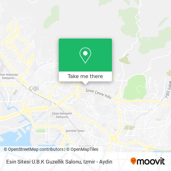 Esin Sitesi U.B.K Guzellik Salonu map