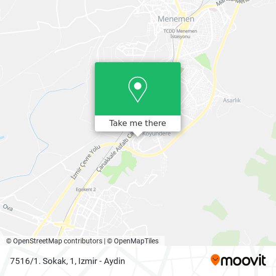 7516/1. Sokak, 1 map
