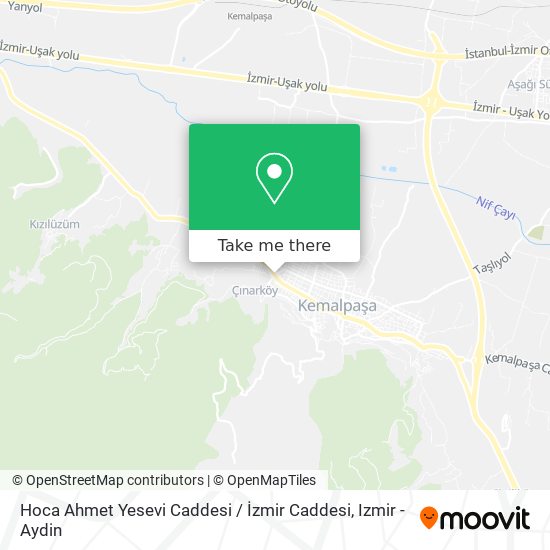 Hoca Ahmet Yesevi Caddesi / İzmir Caddesi map