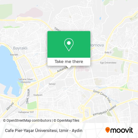 Cafe Pier-Yaşar Üniversitesi map