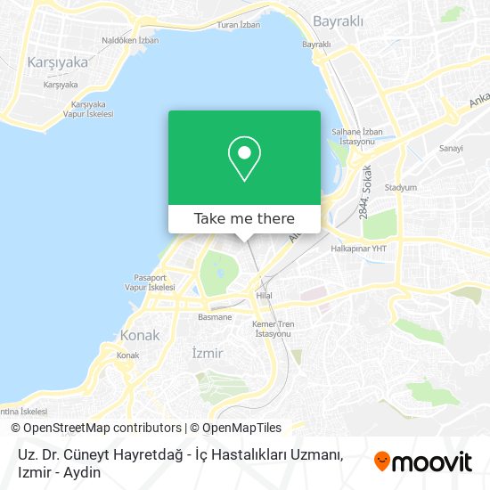 Uz. Dr. Cüneyt Hayretdağ - İç Hastalıkları Uzmanı map