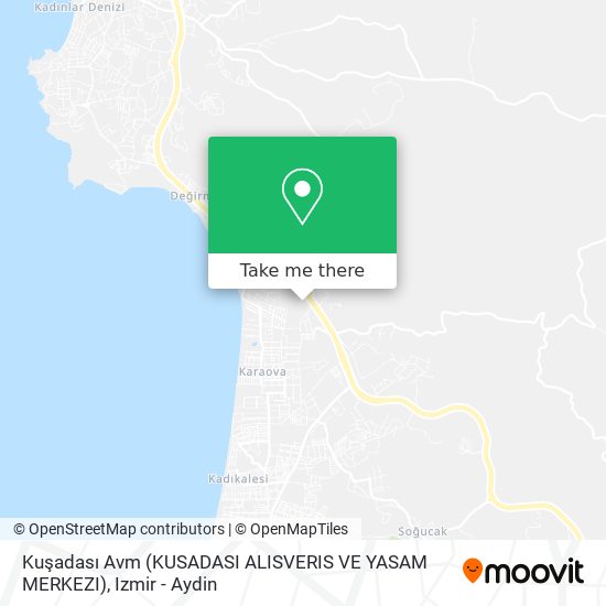 Kuşadası Avm (KUSADASI ALISVERIS VE YASAM MERKEZI) map