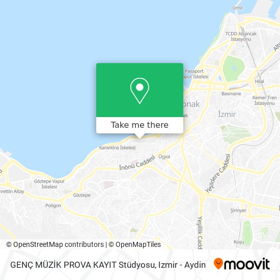 GENÇ MÜZİK PROVA KAYIT Stüdyosu map