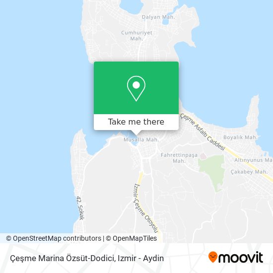 Çeşme Marina Özsüt-Dodici map