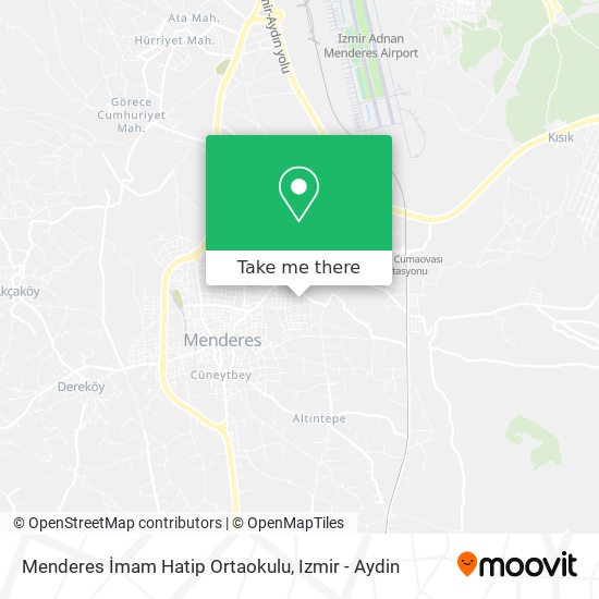 Menderes İmam Hatip Ortaokulu map