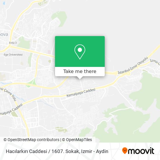 Hacılarkırı Caddesi / 1607. Sokak map