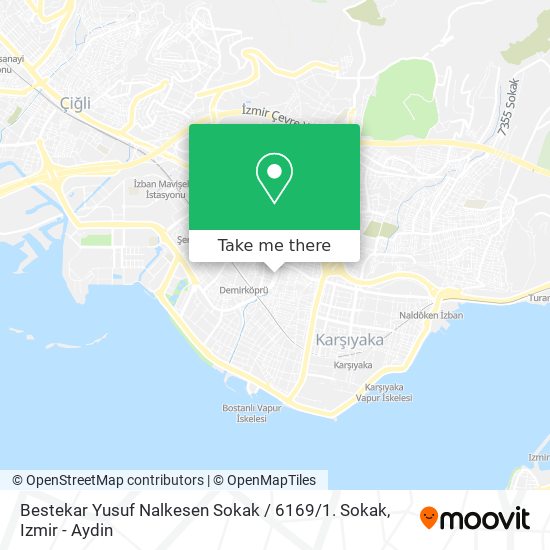 Bestekar Yusuf Nalkesen Sokak / 6169 / 1. Sokak map