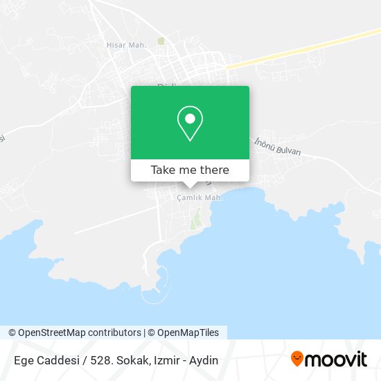 Ege Caddesi / 528. Sokak map