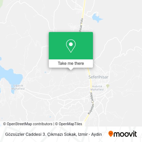 Gözsüzler Caddesi 3. Çıkmazı Sokak map