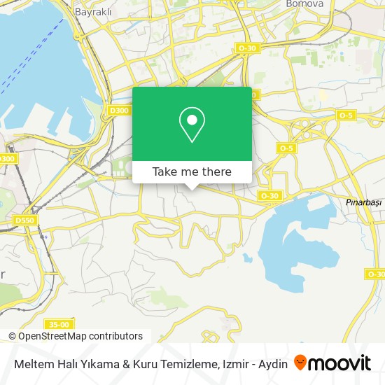 how to get to meltem hali yikama kuru temizleme in bornova by bus train or metro