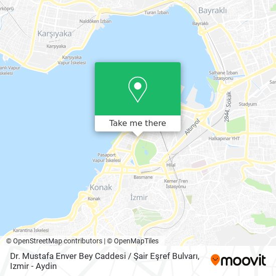 Dr. Mustafa Enver Bey Caddesi / Şair Eşref Bulvarı map
