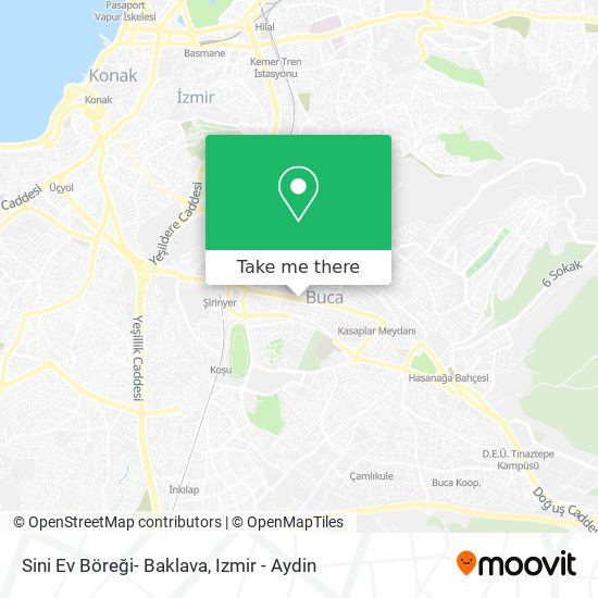Sini Ev Böreği- Baklava map