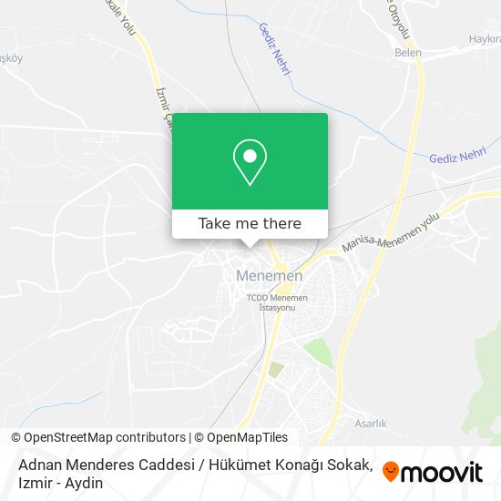 Adnan Menderes Caddesi / Hükümet Konağı Sokak map