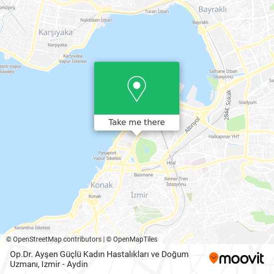 Op.Dr. Ayşen Güçlü Kadın Hastalıkları ve Doğum Uzmanı map