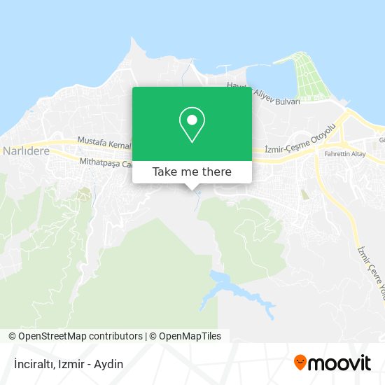 İnciraltı map