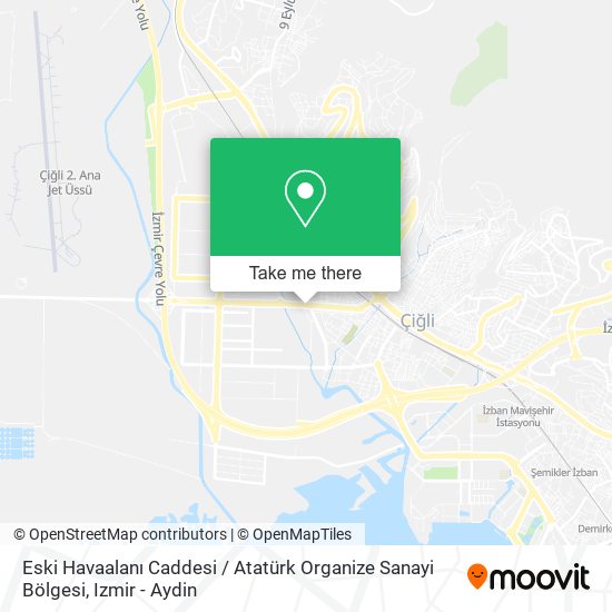 Eski Havaalanı Caddesi / Atatürk Organize Sanayi Bölgesi map