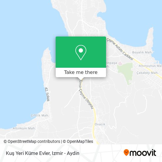 Kuş Yeri Küme Evler map