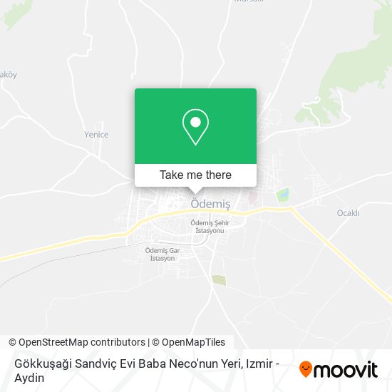 Gökkuşaği Sandviç Evi Baba Neco'nun Yeri map
