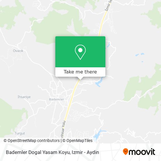 Bademler Dogal Yasam Koyu map