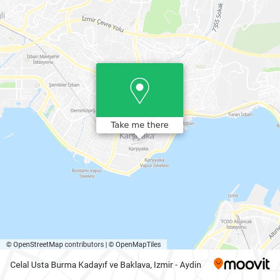 Celal Usta Burma Kadayıf ve Baklava map