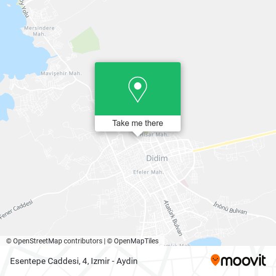 Esentepe Caddesi, 4 map