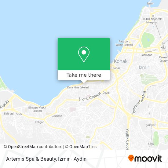 Artemis Spa & Beauty map