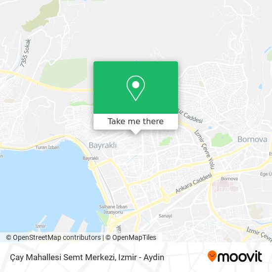 Çay Mahallesi Semt Merkezi map