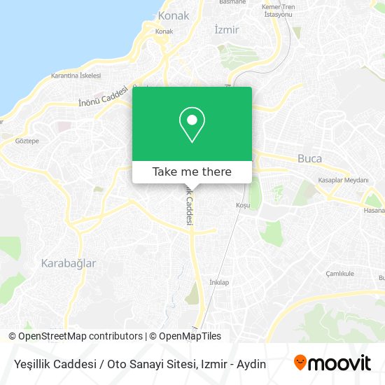 Yeşillik Caddesi / Oto Sanayi Sitesi map