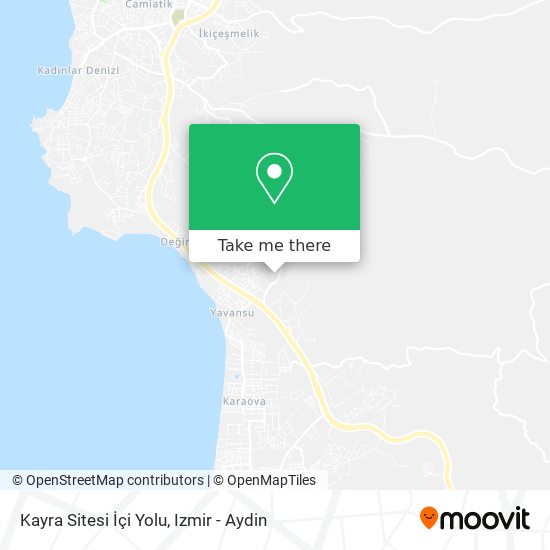 Kayra Sitesi İçi Yolu map