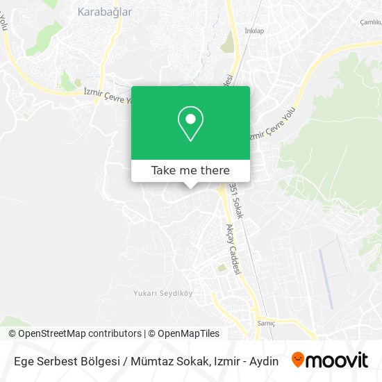 Ege Serbest Bölgesi / Mümtaz Sokak map