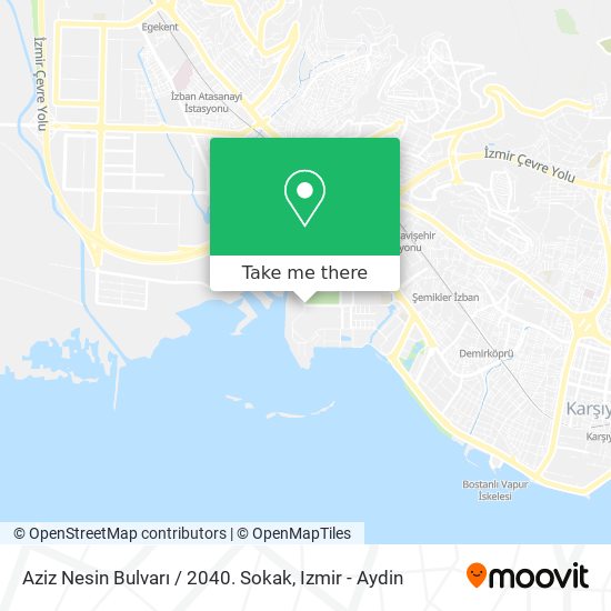 Aziz Nesin Bulvarı / 2040. Sokak map