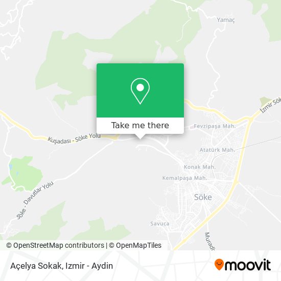 Açelya Sokak map