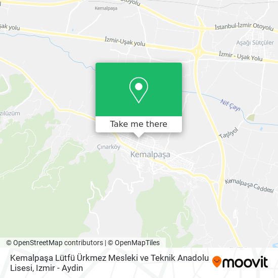 Kemalpaşa Lütfü Ürkmez Mesleki ve Teknik Anadolu Lisesi map