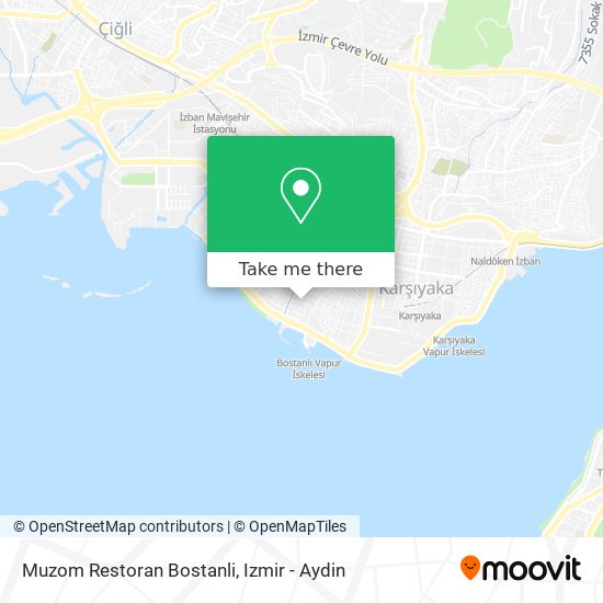 Muzom Restoran Bostanli map