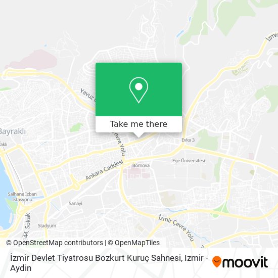 İzmir Devlet Tiyatrosu Bozkurt Kuruç Sahnesi map