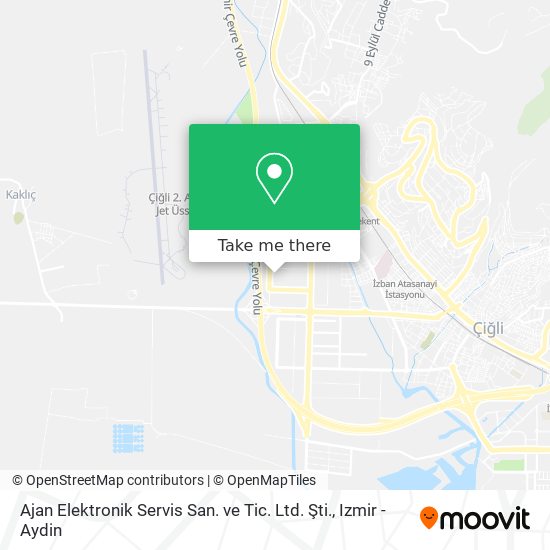 Ajan Elektronik Servis San. ve Tic. Ltd. Şti. map