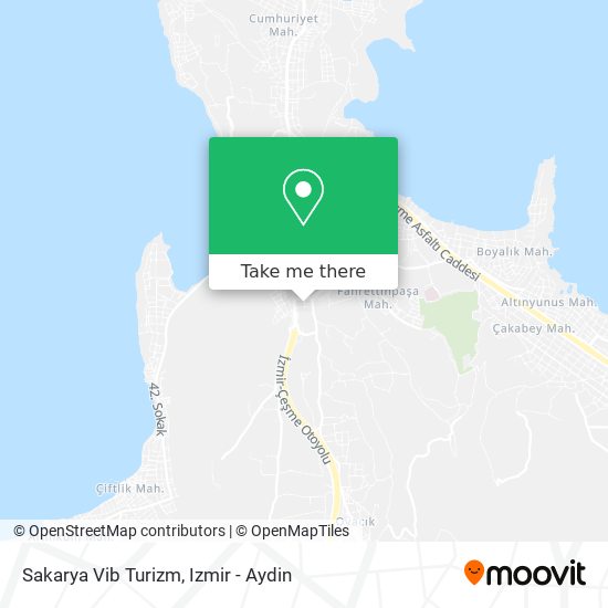 Sakarya Vib Turizm map