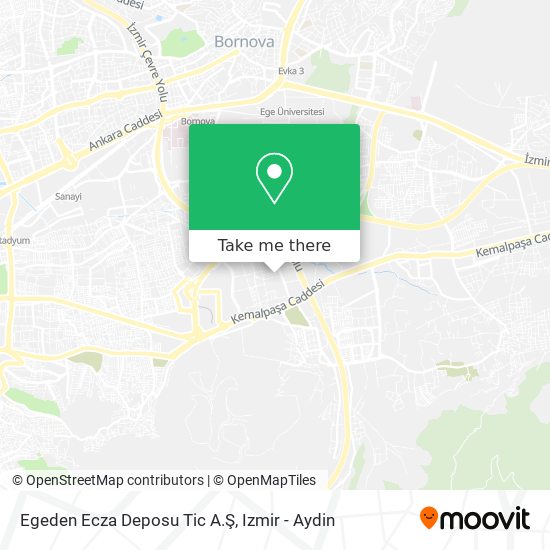 Egeden Ecza Deposu Tic A.Ş map