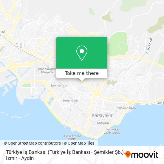 Türkiye İş Bankası (Türkiye İş Bankası - Şemikler Şb.) map